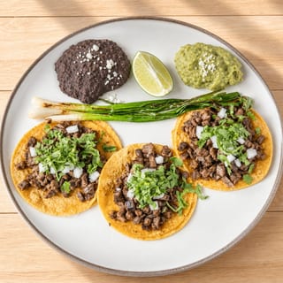 Carne Asada Taco Platter